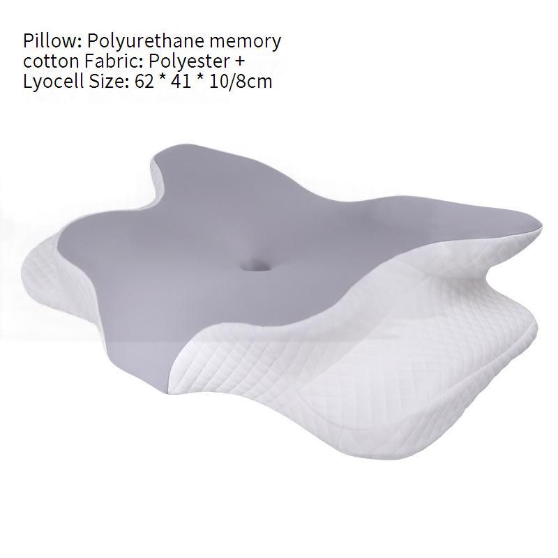 Cervical Pillow For Neck And Shoulder,Contour Memory Foam Pillow,Ergonomic Neck Support Pillow For Side Back Stomach Sleepers With Pillowcase_maomaolike.com
