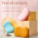 Home Textile Cat Belly Pillow Slow Rebound Memory Foam Cat Belly Pillow Core Gift Does Not Collapse Live Broadcast One Piece Cat Belly Pillow_maomaolike.com