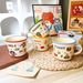 Cartoon Cute Bear Ceramic Mug Breakfast Cup Home Use_maomaolike.com