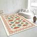 Living Room Rug,Large Rug,Oversized, Gold Leaves Design,Bedroom Rug,Soft And Thick, Machine Washable, Thickened Rug, Bedside Rug,Decorative Indoor Rug_maomaolike.com