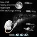 Starry Sky Projection LED, Multi-angle Adjustable, USB Plug-in, Replaceable Lamp Plate, Baby Room Atmosphere Night_maomaolike.com