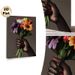 Hand Holding Colorful Flower Bouquet Painting Poster, Vibrant Realistic Floral Art Poster, Elegant Decorative Artwork Ideal For Living Room, Bedroom_maomaolike.com