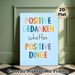 Positive German Quote Painting Poster, Soft Pastel Colorful Watercolor Lettering Poster, Uplifting Mood Decor Ideal For Bedroom, Home Workspace_maomaolike.com