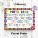 Math Talk Themed Painting Poster, Vibrant Pixel-style Math Dialogue Prompt Poster, Facilitates Structured Math Conversations, Suitable For Classroom_maomaolike.com