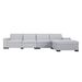 149' Modular Sectional Sofa With Ottoman_maomaolike.com
