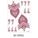 Zhengxiang Cross-Border European And American Brown-Red Lace Stickers Waterproof Indian Hanna Temporary Tattoos Tattoo Top-sale_maomaolike.com