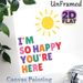 Uplifting Quote With Sun Painting Poster, Vibrant Colorful Typographic & Cute Sun Graphic Poster, Warm Welcoming Message Ideal For Home, Entryway_maomaolike.com