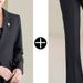 Women's Clothing Business Commuter Interview Suit Jacket Two-Piece Set_maomaolike.com