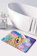 Yellow Labrador Hippie Dawg Memory Foam Kitchen Mat Machine Washable Anti-Fatigue Mat Cushion Comfort Bath Mat Or Kitchen Rug_maomaolike.com