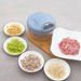 Home Kitchen Manual Ginger Garlic Mud Splasher Multifunctional Vegetable Cutter Handheld Meat Grinder Modern Minimalist_maomaolike.com