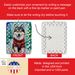 Alaskan Malamute Christmas Porcelain Ornament Christmas Tree Hanging Decorations For Home Christmas Holiday, Rectangle, Gift, Multicolor_maomaolike.com