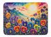 Pansies In Color Memory Foam Kitchen Mat Machine Washable Anti-Fatigue Mat Cushion Comfort Bath Mat Or Kitchen Rug_maomaolike.com