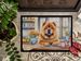 Decorating Easter Chow Chow Doormat Front Door Mat Indoor Outdoor Rugs For Entryway, Non Slip Washable Low Pile, 24H X 36W_maomaolike.com