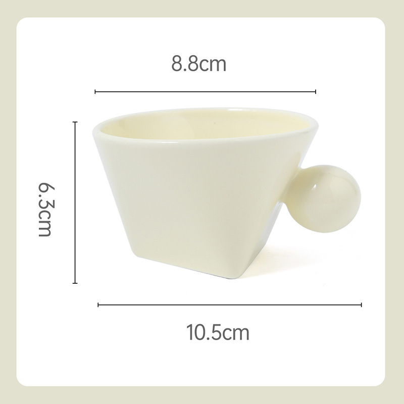 Personalized Ceramic Water Cup, Instagram Style Creative Cup, High-value Mug, Couple's Breakfast Cup, Office Coffee Cup_maomaolike.com