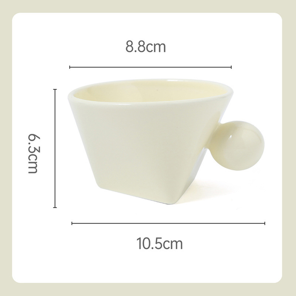 Personalized Ceramic Water Cup, Instagram Style Creative Cup, High-value Mug, Couple's Breakfast Cup, Office Coffee Cup_maomaolike.com