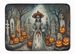 La Catrina Skeleton Spooky Halloween Memory Foam Kitchen Mat Machine Washable Anti-Fatigue Mat Cushion Comfort Bath Mat Or Kitchen Rug_maomaolike.com