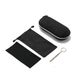 Unisex Various hand-made soft bag eyeglasses case Eyeglasses zipper case calfskin button rope Eyeglasses case pressure resistant Oxford case_maomaolike.com