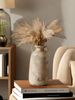 1pc Mid-Century Style Design Classical Ceramic Vase Thin Bottle Mouth With Handle Holding Water Vase For Central Asian Style Design Decorative Vase_maomaolike.com
