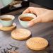 New Minimalist Design Wooden Cup Mat For Household_maomaolike.com