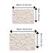Bathroom Mat Toilet Mat Shower Mat Entrance Rug Absorbent Non-Slip Mat Soft Quick-Dry Machine Washable_maomaolike.com