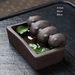 Purple Clay Pig Pet Can Raise Four Pigs Water Personalized Table Kung Fu Mini Tea Drinking Ornament Ashtray_maomaolike.com