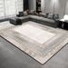 Living Room Rug Large Size Gorgeous Gold Frame Design Bedroom Rug Plush Thickened Machine Washable Thickened Underlay Interior Decorative Rug_maomaolike.com