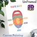 Taste Buds Themed Painting Poster, Vibrant Illustrated Tongue Taste Zones Poster, Informative Educational Decor Ideal For Kitchen, Dining Area Or_maomaolike.com