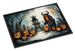 Krampus The Christmas Demon Spooky Halloween Doormat Front Door Mat Indoor Outdoor Rugs For Entryway, Non Slip Washable Low Pile, 24H X 36W_maomaolike.com