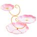 3-Tier Cupcake Stand Holder, Plastic Round Tiered Serving Stand, Mini Cakes Fruit Candy Display Dessert Tower Tray For Tea Party, Wedding_maomaolike.com
