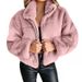 Women's Clothing clothing autumn and winter rabbit fur fur zipper cardigan plush warm jacket_maomaolike.com