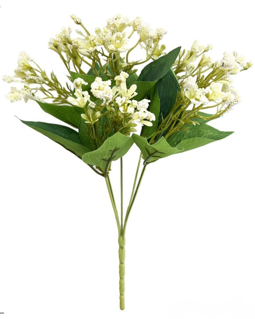 Artificial Rustic Style Bridal Bouquet, Wedding Decoration, Foam Gypsophila, Living Room Decorative Flowers_maomaolike.com