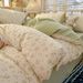 2026A Class Traditional Washed Top-sale Cotton Cloud Feel Yarn Four-Piece Pastoral Style Bed Sheet Three-Piece Set Single Duvet C_maomaolike.com
