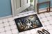 Bearded Collie Spooky Halloween Doormat Front Door Mat Indoor Outdoor Rugs For Entryway, Non Slip Washable Low Pile, 24H X 36W_maomaolike.com