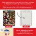 Norwegian Elkhound And Santa Claus Porcelain Ornament Christmas Tree Hanging Decorations For Home Christmas Holiday, Rectangle, Gift, Multicolor_maomaolike.com