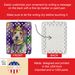 Fox Terrier King Of Mardi Gras Porcelain Ornament Christmas Tree Hanging Decorations For Home Christmas Holiday, Rectangle, Gift, Multicolor_maomaolike.com
