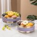 Luxury High-End Plate For Home Living Room, High-Value Crystal Glass Snack Dessert Dried Fruit Plate, 2025 New Model_maomaolike.com