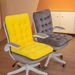 Cushion With Integrated Backrest, Non-Slip Chair Pad For Office Computer Chair, Dormitory Student Seat Cushion, Winter_maomaolike.com