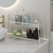Simple Elegant Rack For Bathroom And Toilet, Cosmetic Desktop Organizer, Double-layer Storage Basket, Miscellaneous_maomaolike.com