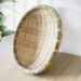 Handmade Dustpan Steamed Bun Farmhouse Bamboo Products Green Skin Draining Storage Household Vegetable Fruit Basket Rice_maomaolike.com