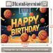 Basketball Birthday Party Banner - 2D Flat Polyester Backdrop, Wall Hanging Photo Props, Basketball Theme Party Decor_maomaolike.com