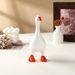 White Resin Goose Figurine Statue Craft, Decorative Ornament For Living Room, Study And Entryway Household Interior Layout
_maomaolike.com