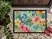 Alaska Forget-me-nots In Watercolor Doormat Front Door Mat Indoor Outdoor Rugs For Entryway, Non Slip Washable Low Pile, 24H X 36W_maomaolike.com