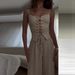 Women's Clothing summer new pure desire sexy hollow strap top casual wide leg pants suit_maomaolike.com