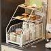 Flower Storage Silk Organizer Desktop Multi-layer Ribbon Holder Home Cake Shop Wrapping Paper Rack_maomaolike.com