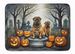 Shar Pei Spooky Halloween Memory Foam Kitchen Mat Machine Washable Anti-Fatigue Mat Cushion Comfort Bath Mat Or Kitchen Rug_maomaolike.com