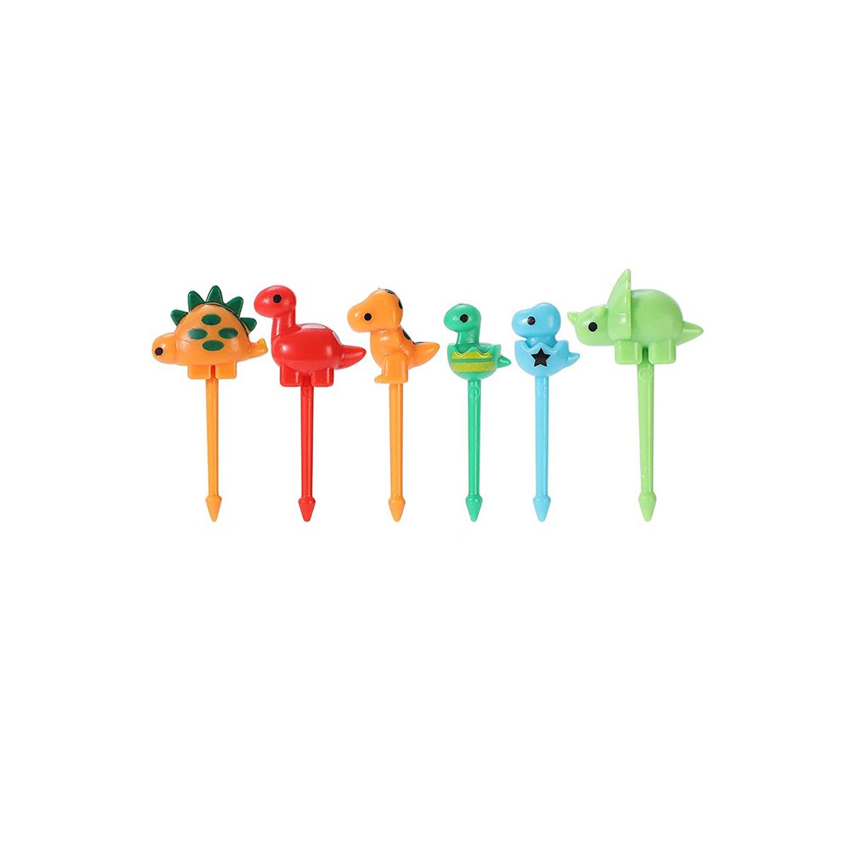 Kids Lunch Bento Box Accessories With Silicone Cupcake Liners For Baking And Small Animal Food Toothpicks Fruit Forks_maomaolike.com