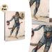 Mythical Warrior Painting Poster, Vintage Detailed Tattooed Warrior Holding Severed Head & Shield Poster, Unique Historical Artwork For Home Study_maomaolike.com