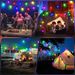 48FTColor Changing Outdoor String Lights , Dimmable String Lights For Outside Waterproof With 16 Shatterproof LED Bulbs, Remote Control Patio Lights For Christmas Halloween Decoration Party Backyard_maomaolike.com