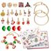 Christmas Advent Calendar Jewelry Set – Festive Charm Bracelet & Pendant Blind Box With Holiday-Themed Beads, Perfect For Gifting And Countdown_maomaolike.com