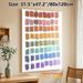 Color Palette Gradient Painting Poster, Soft-toned Torn Paper Style Color Block Poster, Gentle Gradient Color Scheme Ideal For Home Studio, Living_maomaolike.com